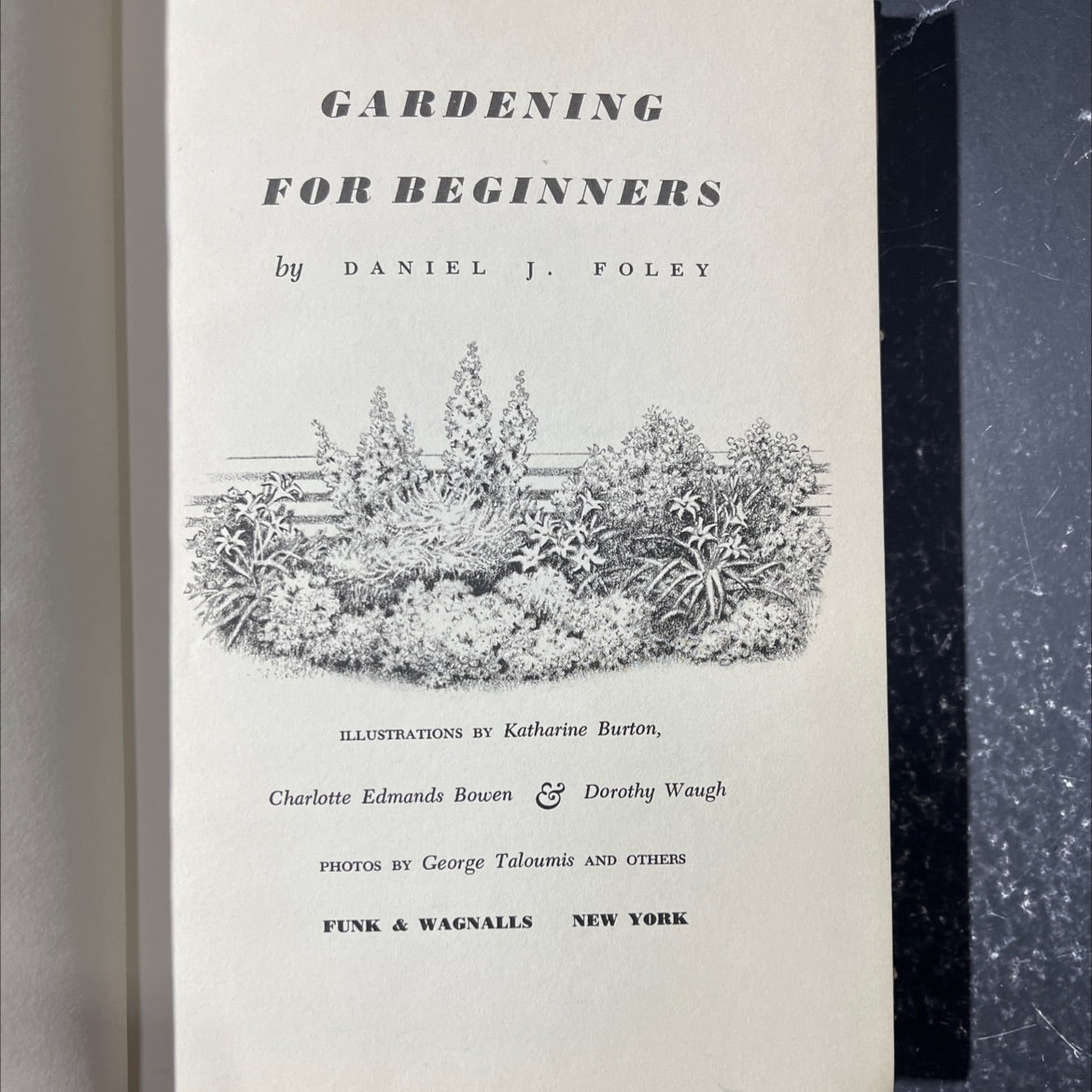 gardening for beginners book, by daniel j. foley, 1967 Hardcover image 2