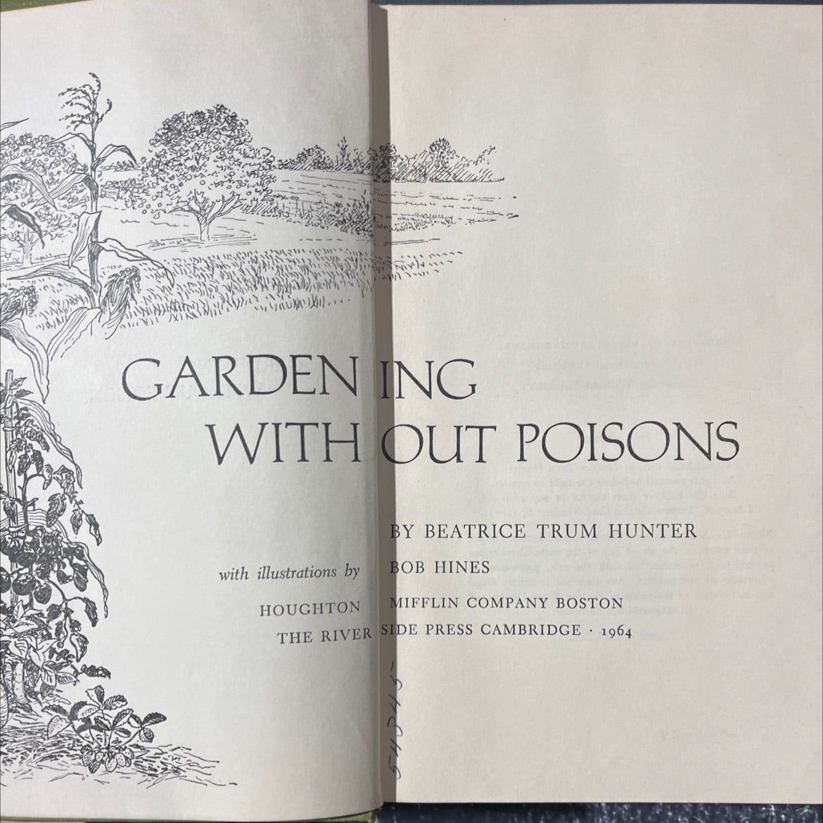 gardening without poisons book, by beatrice trum hunter, 1964 Hardcover image 2