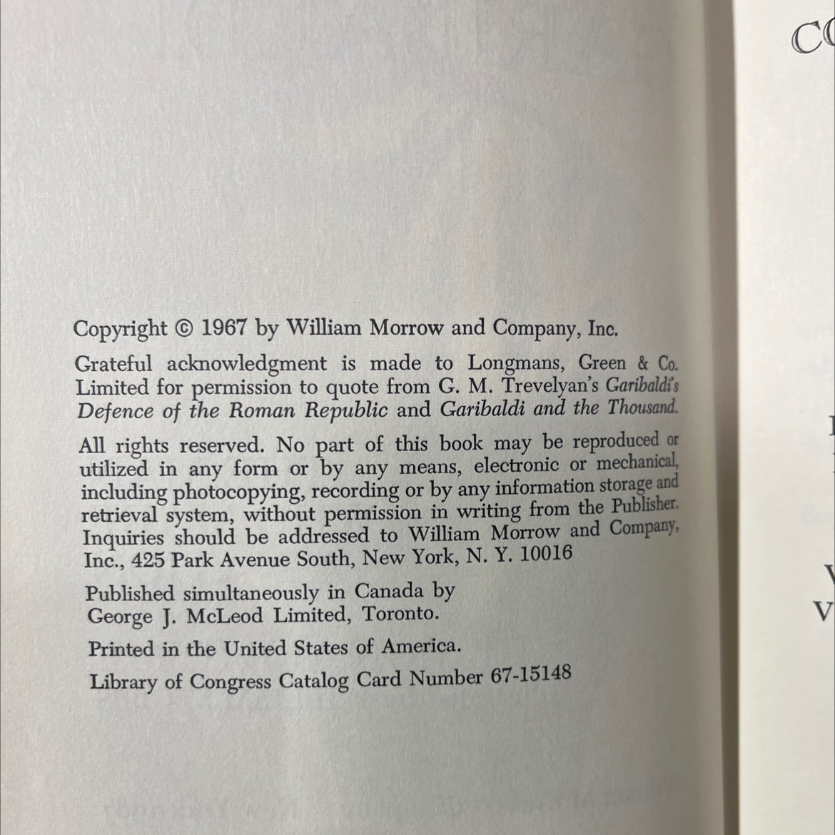 garibaldi the man who made a nation book, by ronald syme, 1967 Hardcover image 3