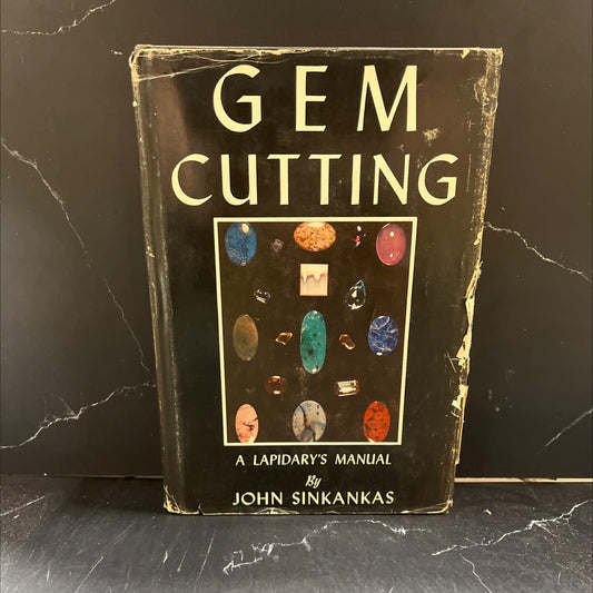 gem cutting a lapidary's manual book, by john sinkankas, 1955 Hardcover image 1
