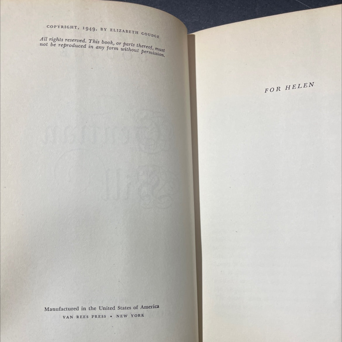 gentian bill book, by elizabeth goudge, 1949 Hardcover image 3