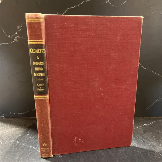 geometry a modern introduction book, by mervin l. keedy, charles w. nelson, 1967 Hardcover image 1