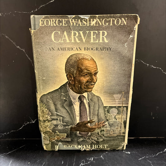 george washington carver an american biography book, by rackham holt, 1943 Hardcover image 1