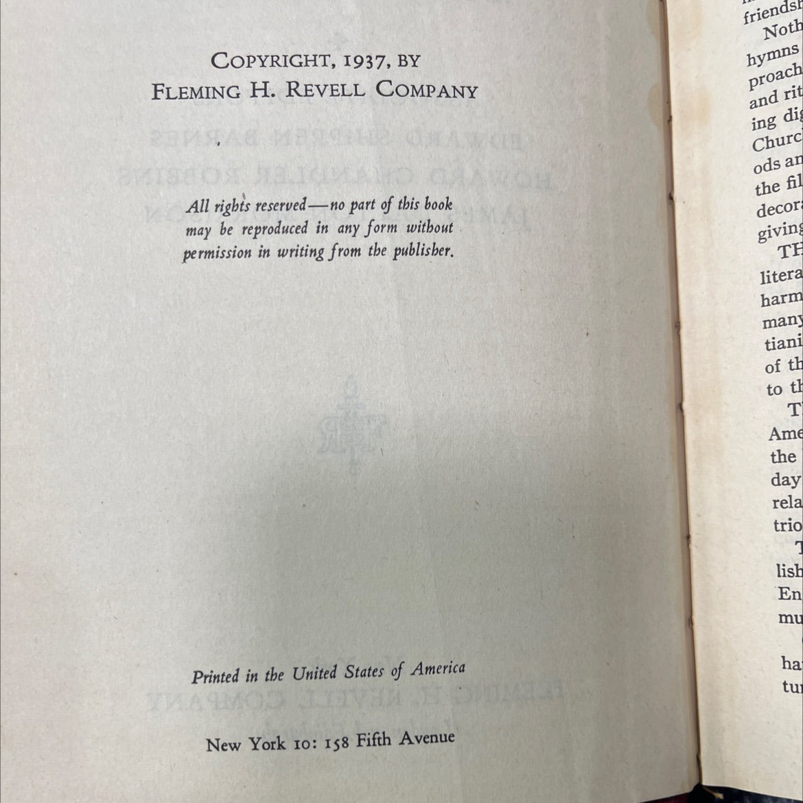 ghe dew church hymnal book, by h. augustine smith, 1937 Hardcover image 3