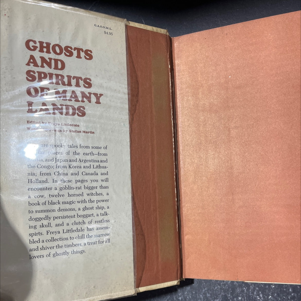 ghosts and spirits of many lands book, by Freya Littledale, 1970 Hardcover image 4