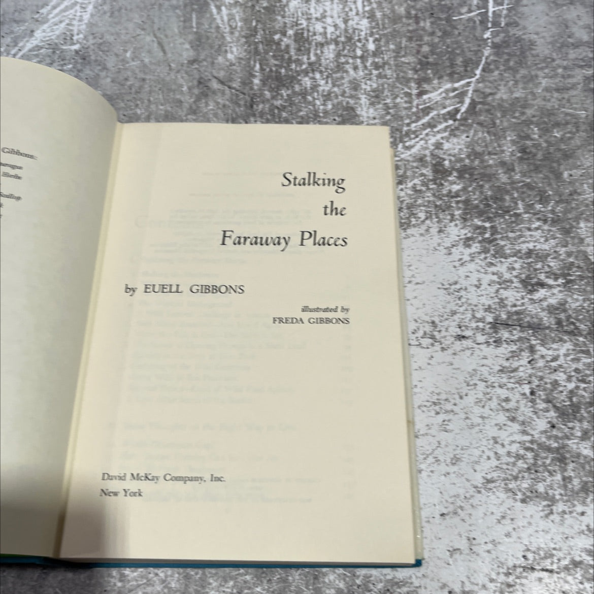 gibbons: stalking the faraway places book, by euell gibbons, 1973 Hardcover image 2