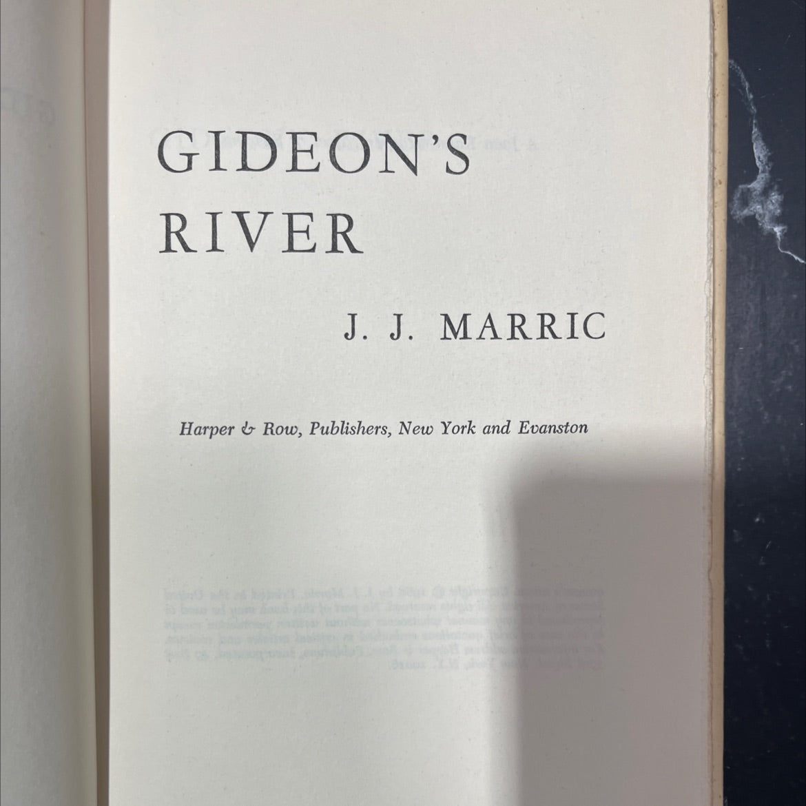 gideon's river book, by j. j. marric, 1968 Hardcover image 2