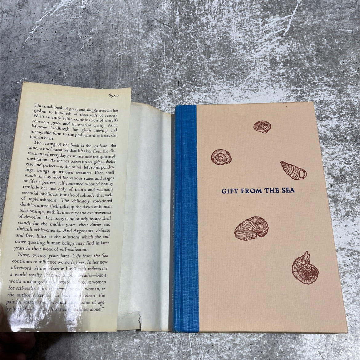 gift from the sea book, by Anne Morrow Lindbergh, 1975 Hardcover image 4