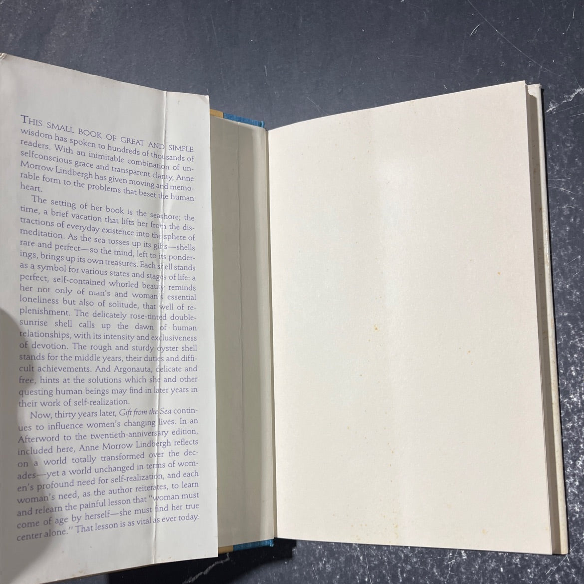 gift from the sea book, by Anne Morrow Lindbergh, 1975 Hardcover image 4