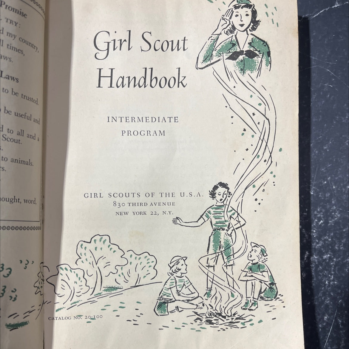 girl scout handbook intermediate program book, by girl scouts of the u.s.a., 1959 Paperback image 2