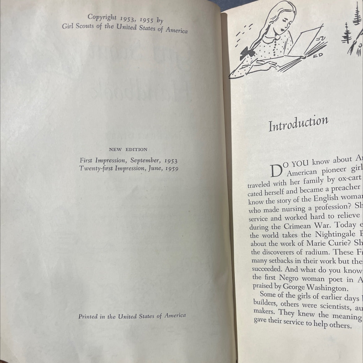 girl scout handbook intermediate program book, by girl scouts of the u.s.a., 1959 Paperback image 3