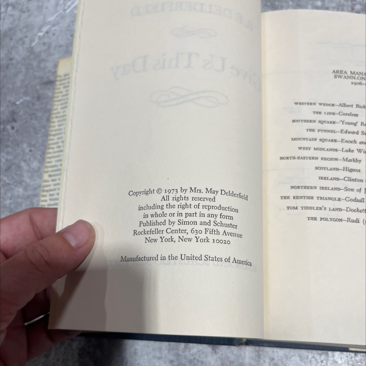 give us this day book, by r.f. delderfield, 1973 Hardcover image 3