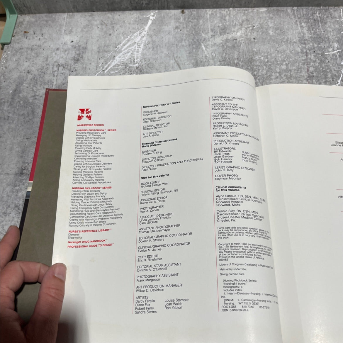 giving cardiac care book, by unknown, 1982 Hardcover image 3
