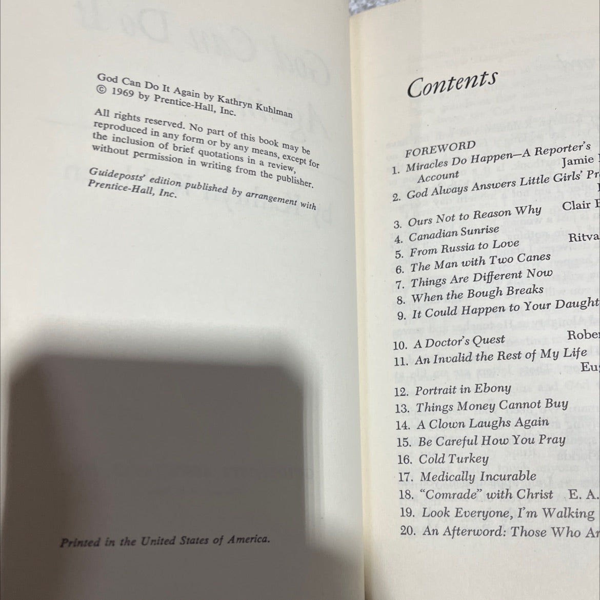 god can do it again book, by kathryn kuhlman, 1969 Hardcover image 3