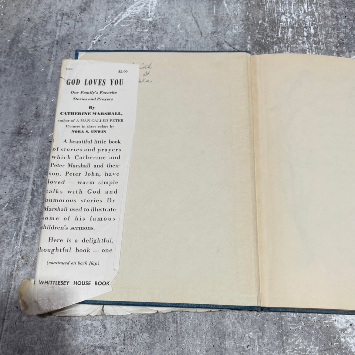 god loves you our family's favorite stories and prayers book, by catherine and peter marshall, 1953 Hardcover image 4
