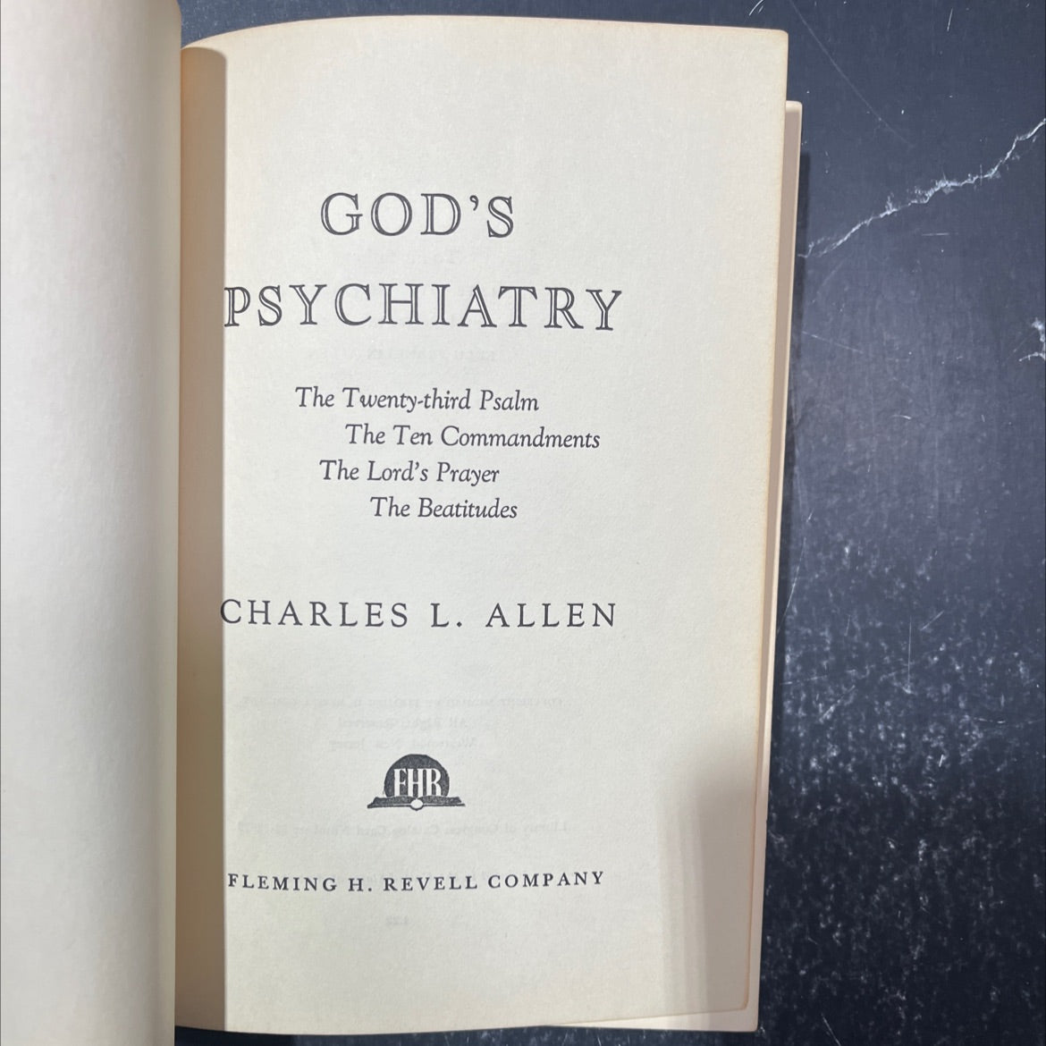 god's psychiatry book, by charles l. allen, 1953 Hardcover image 2