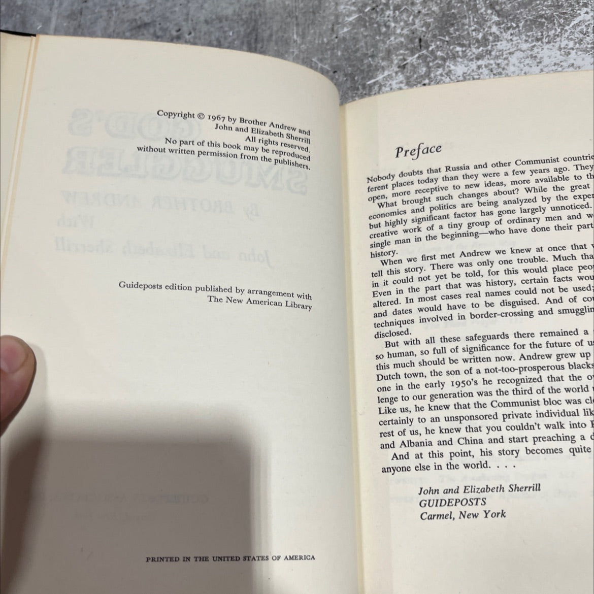 god's smuggler book, by brother andrew, 200 Hardcover image 3