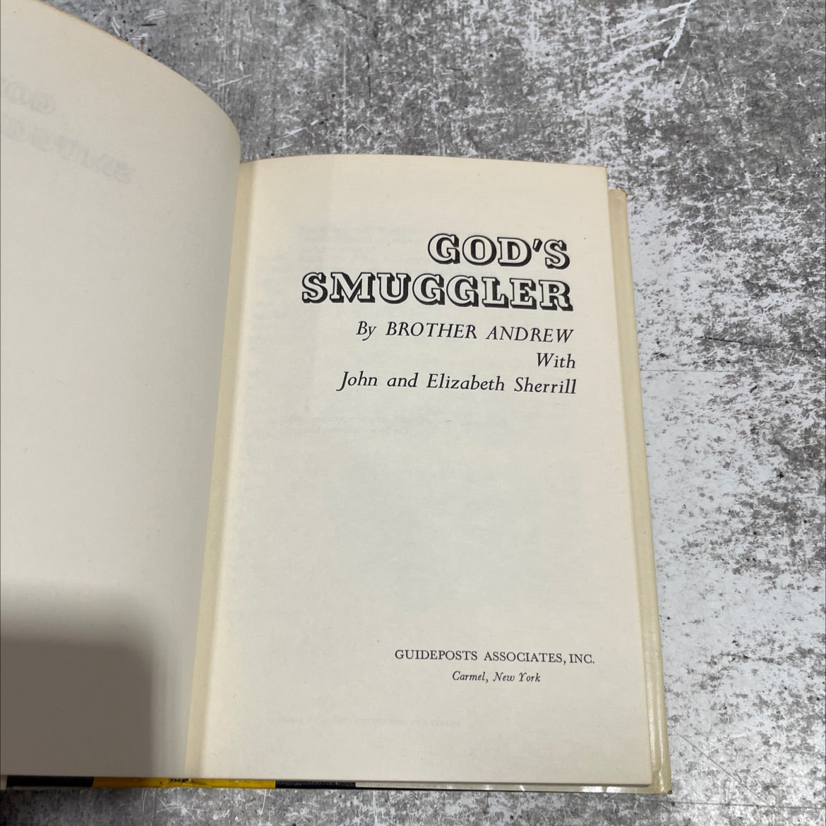 god's smuggler book, by brother andrew, 200 Hardcover image 2