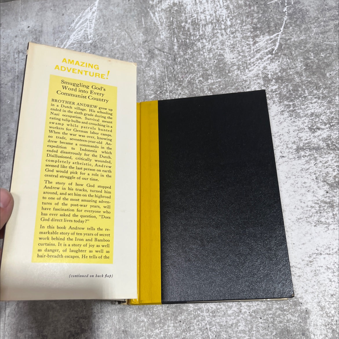 god's smuggler book, by brother andrew, 200 Hardcover image 4