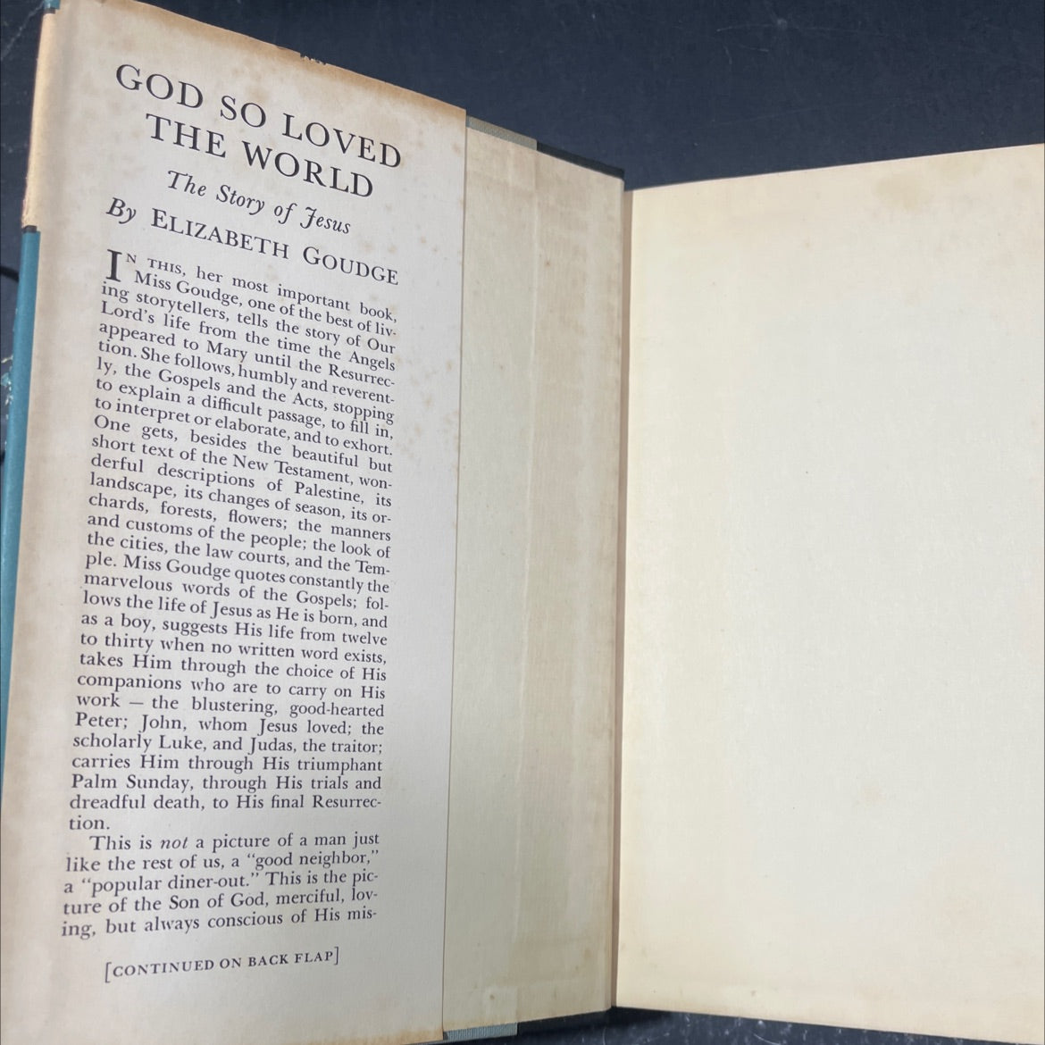 god so loved the world book, by elizabeth goudge, 1951 Hardcover image 4