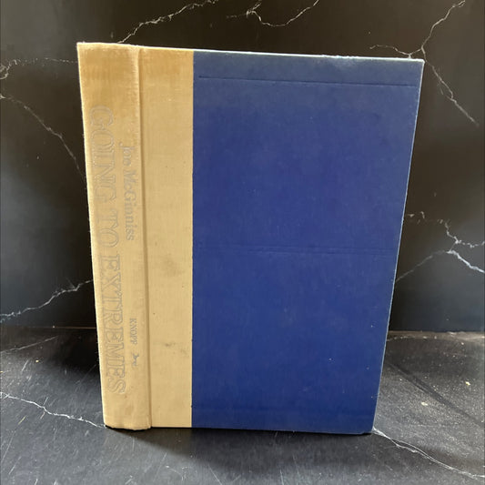 going to extremes book, by joe mcginniss, 1980 Hardcover image 1