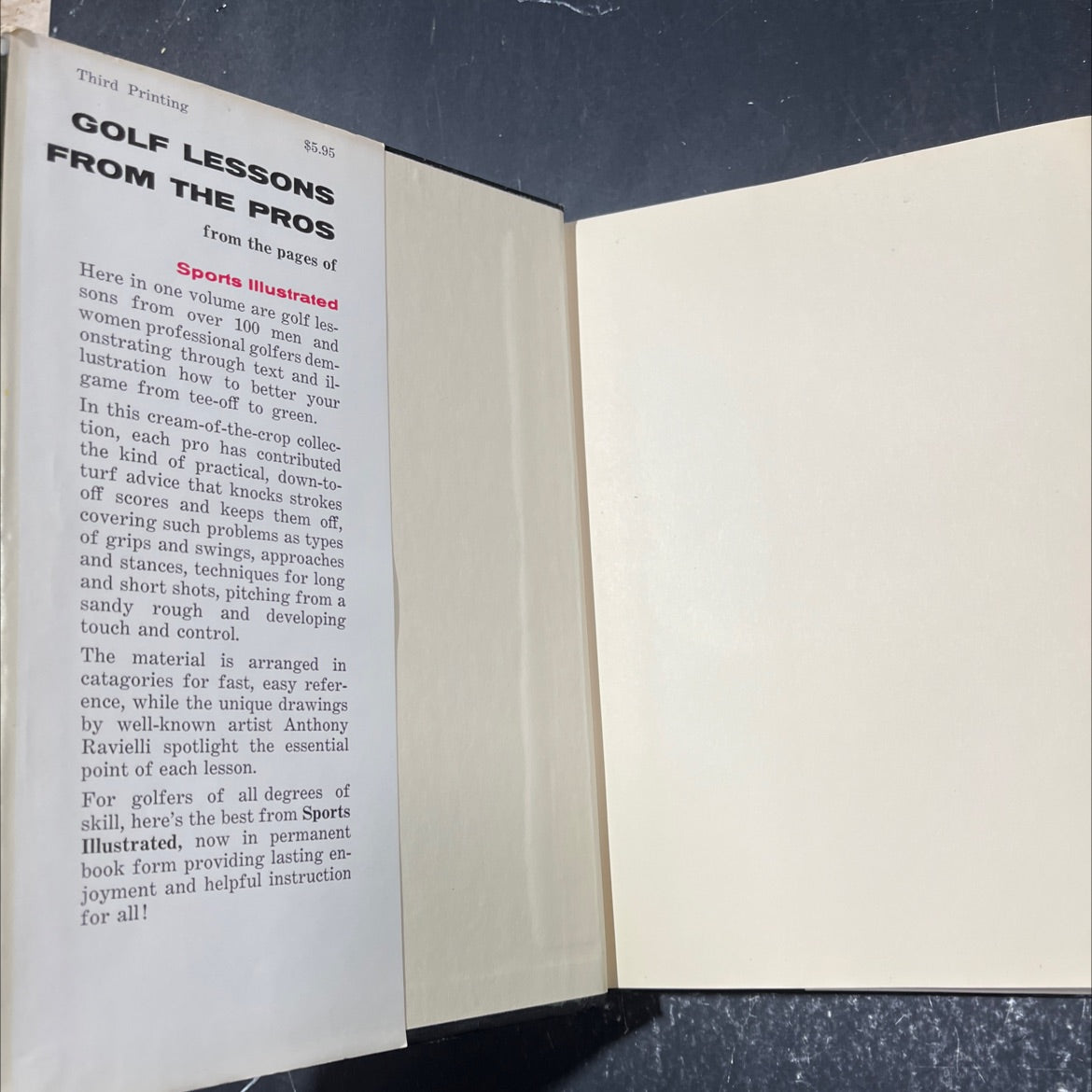 golf lessons, from the pros book, by unknown, 1968 Hardcover image 4