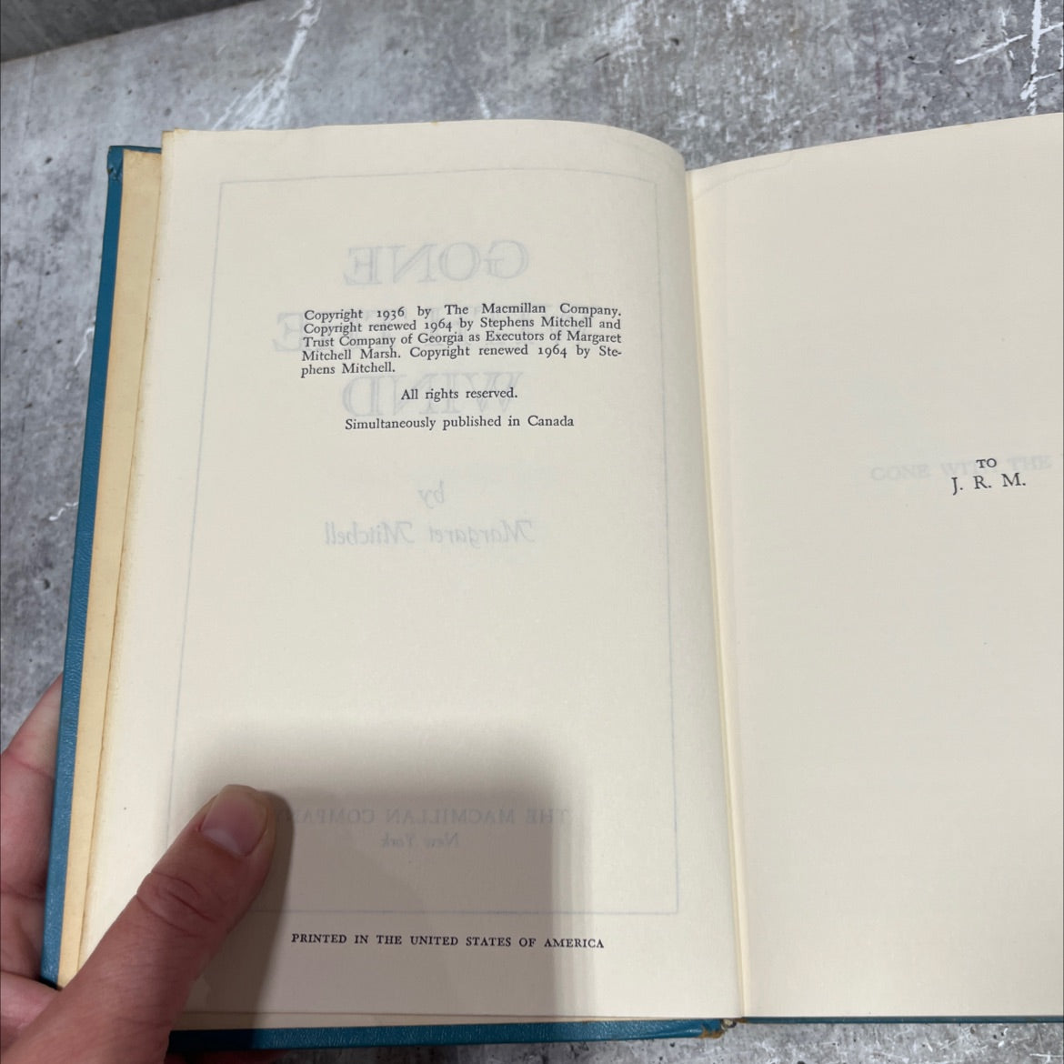 gone with the wind book, by Margaret Mitchell, 1964 Hardcover image 3