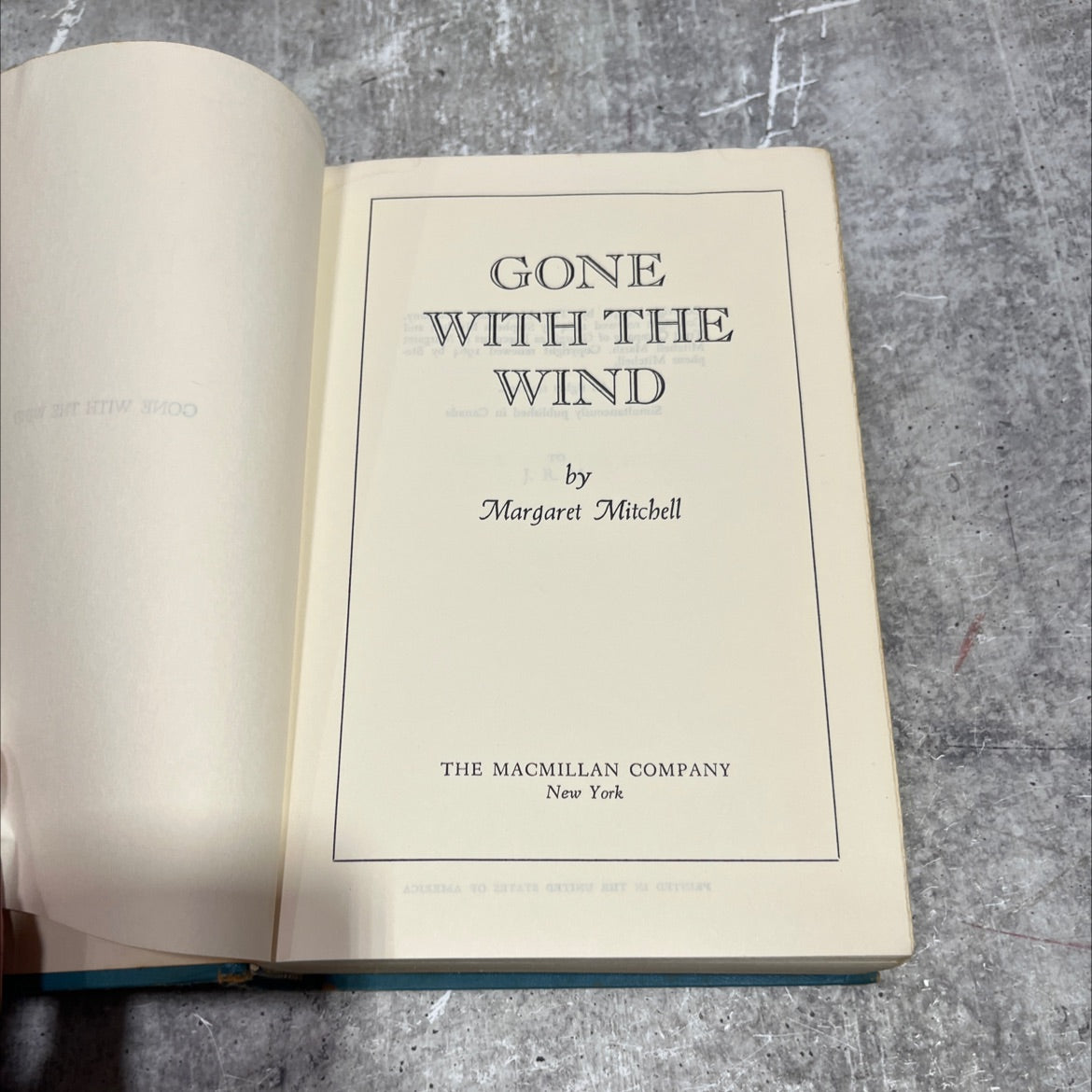 gone with the wind book, by Margaret Mitchell, 1964 Hardcover image 2