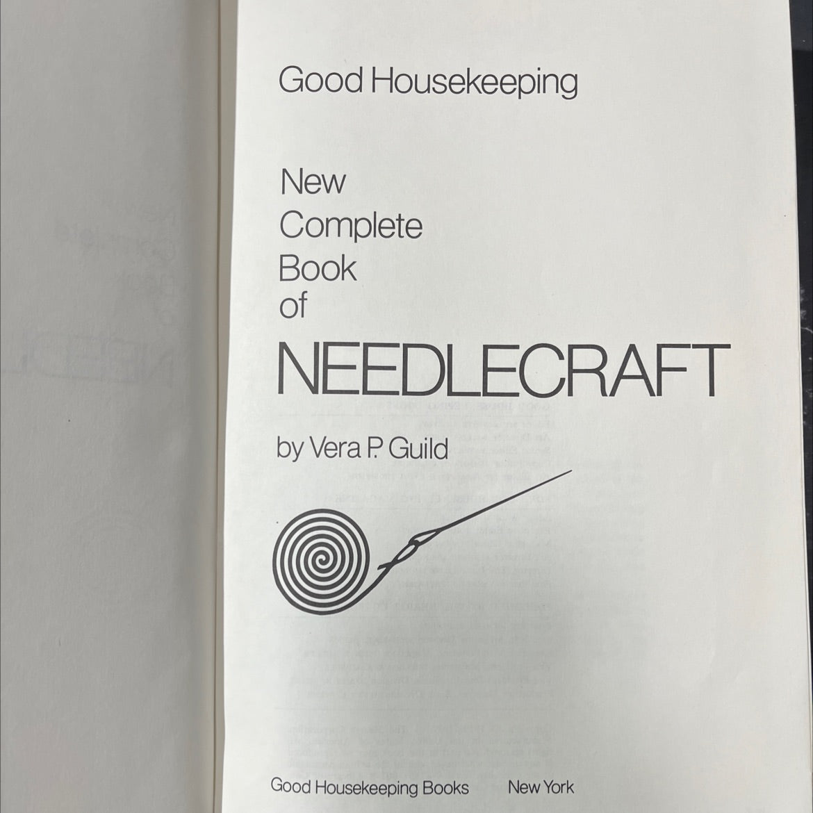 good housekeeping new complete book of needlecraft book, by vera p. guild, 1971 Hardcover image 2