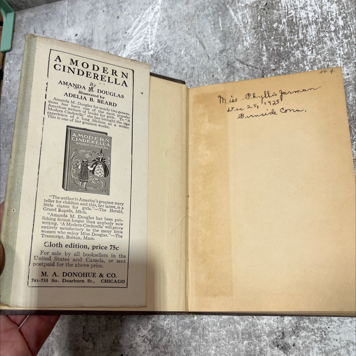 good luck book, by mrs. l. t. meade, 1970 Hardcover image 4
