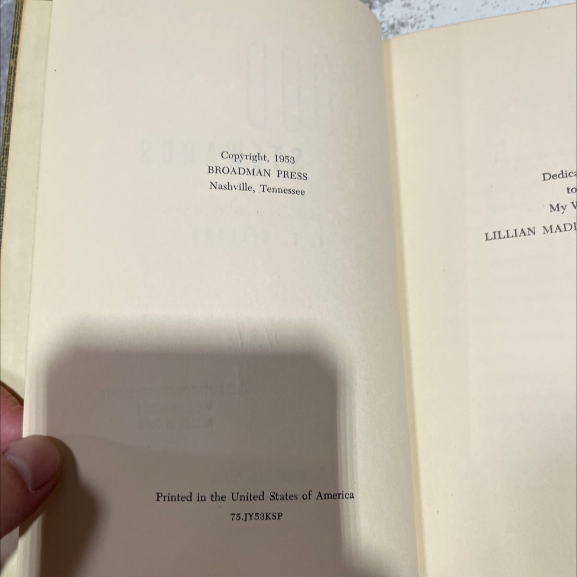 good stewards book, by j. e. dillard, 1953 Hardcover image 3