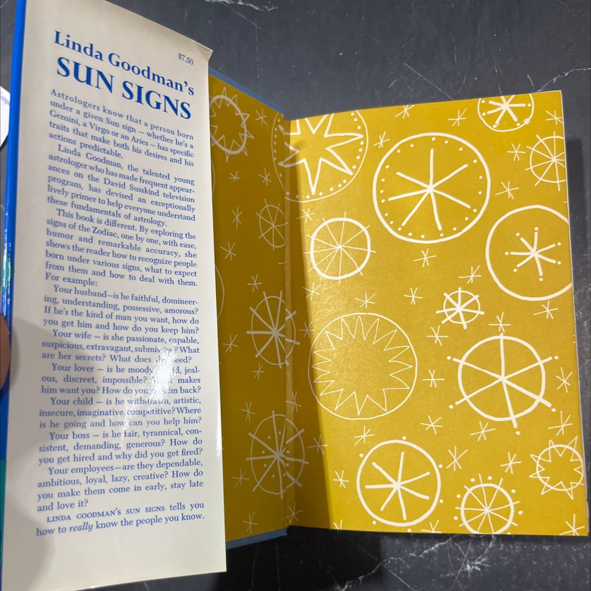 goodman's sun signs book, by linda goodman, 1968 Hardcover image 4