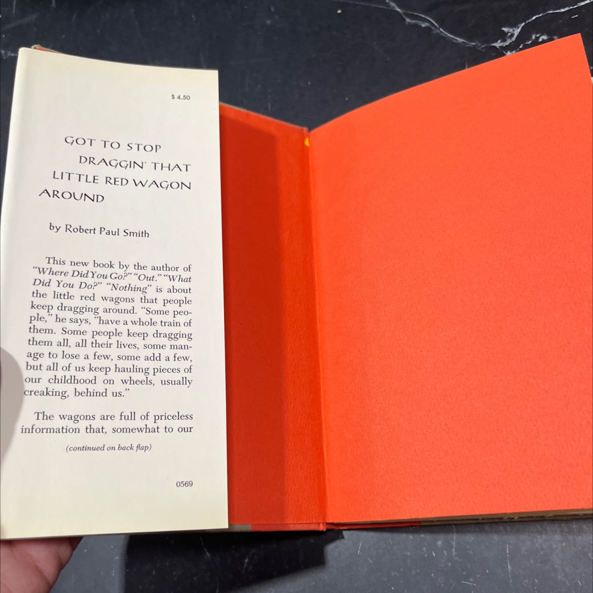 got to stop draggin' that little red wagon around book, by Robert Paul Smith, 1969 Hardcover image 4