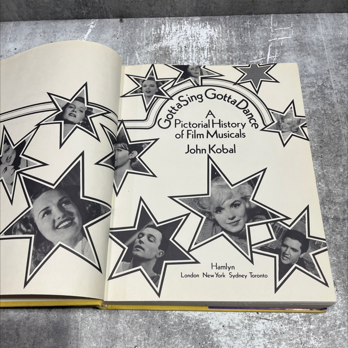 gottaging cotta dance pictorial history of film musicals book, by john kobal, 1972 Hardcover image 2