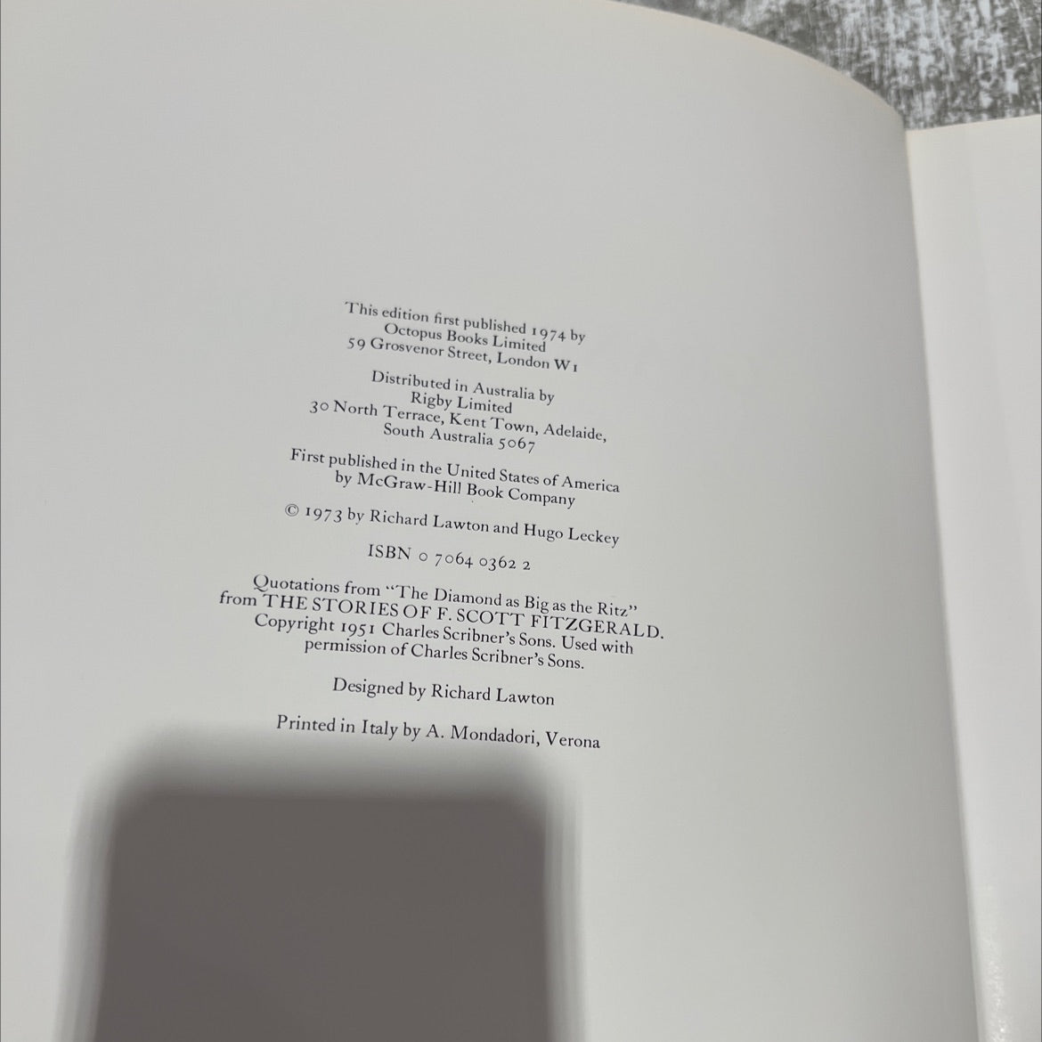 grand illusions book, by richard lawton, 1974 Hardcover image 3