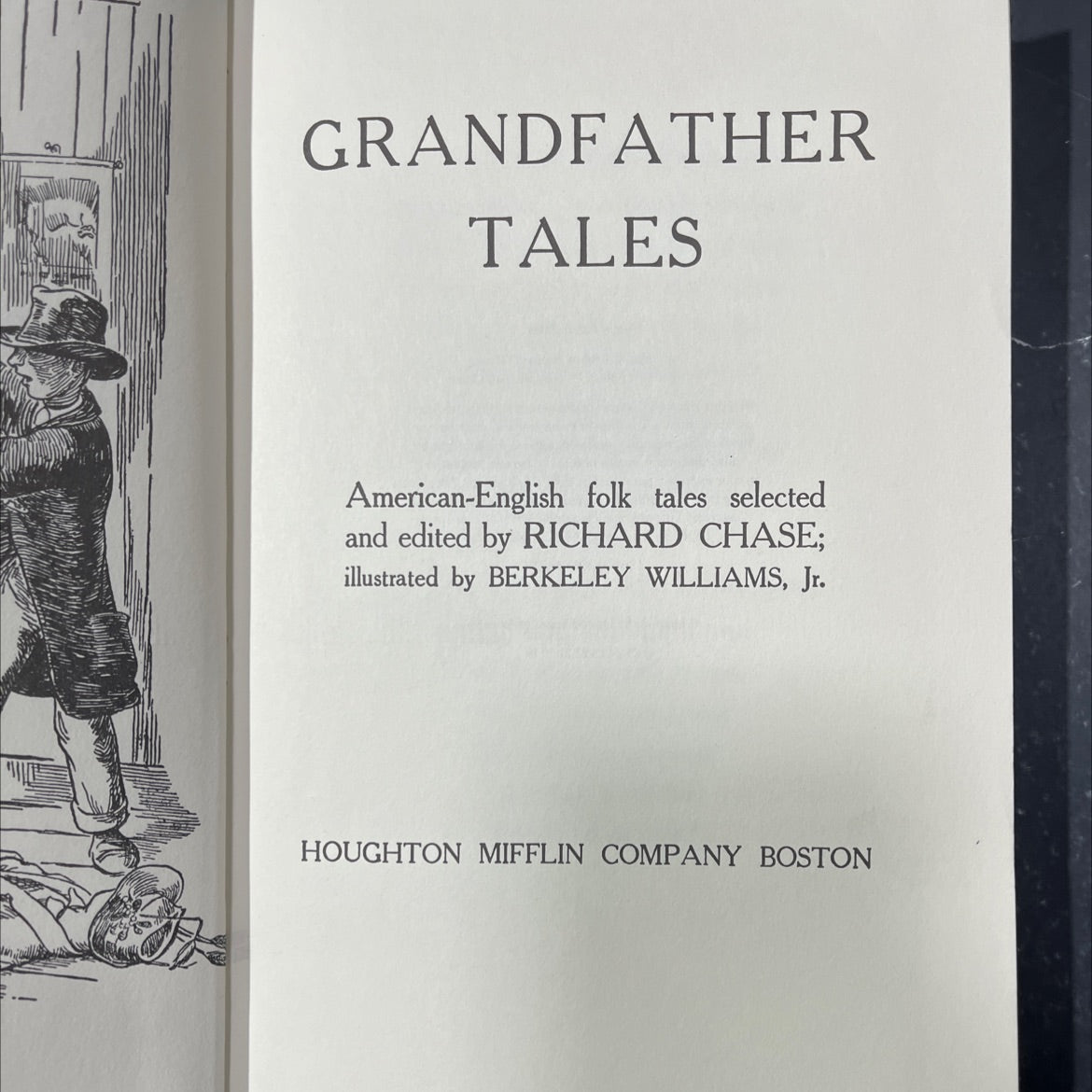 grandfather tales book, by richard chase, 1976 Hardcover image 2