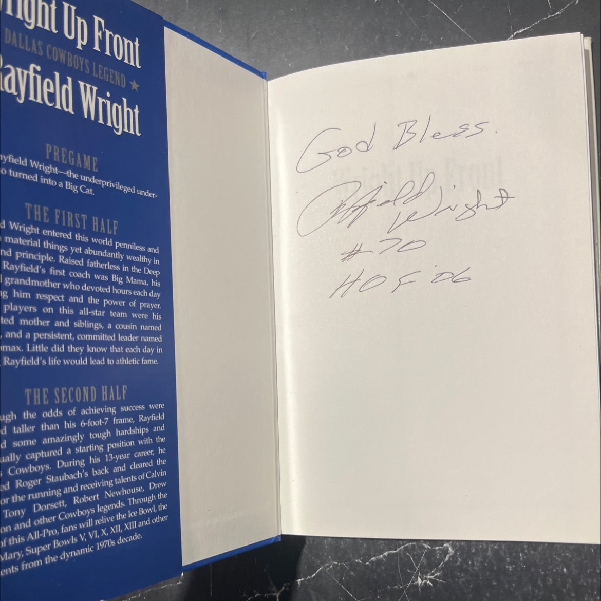 SIGNED grandmothers wisdom book, by rayfield wright, 2005 Hardcover, First Edition image 4