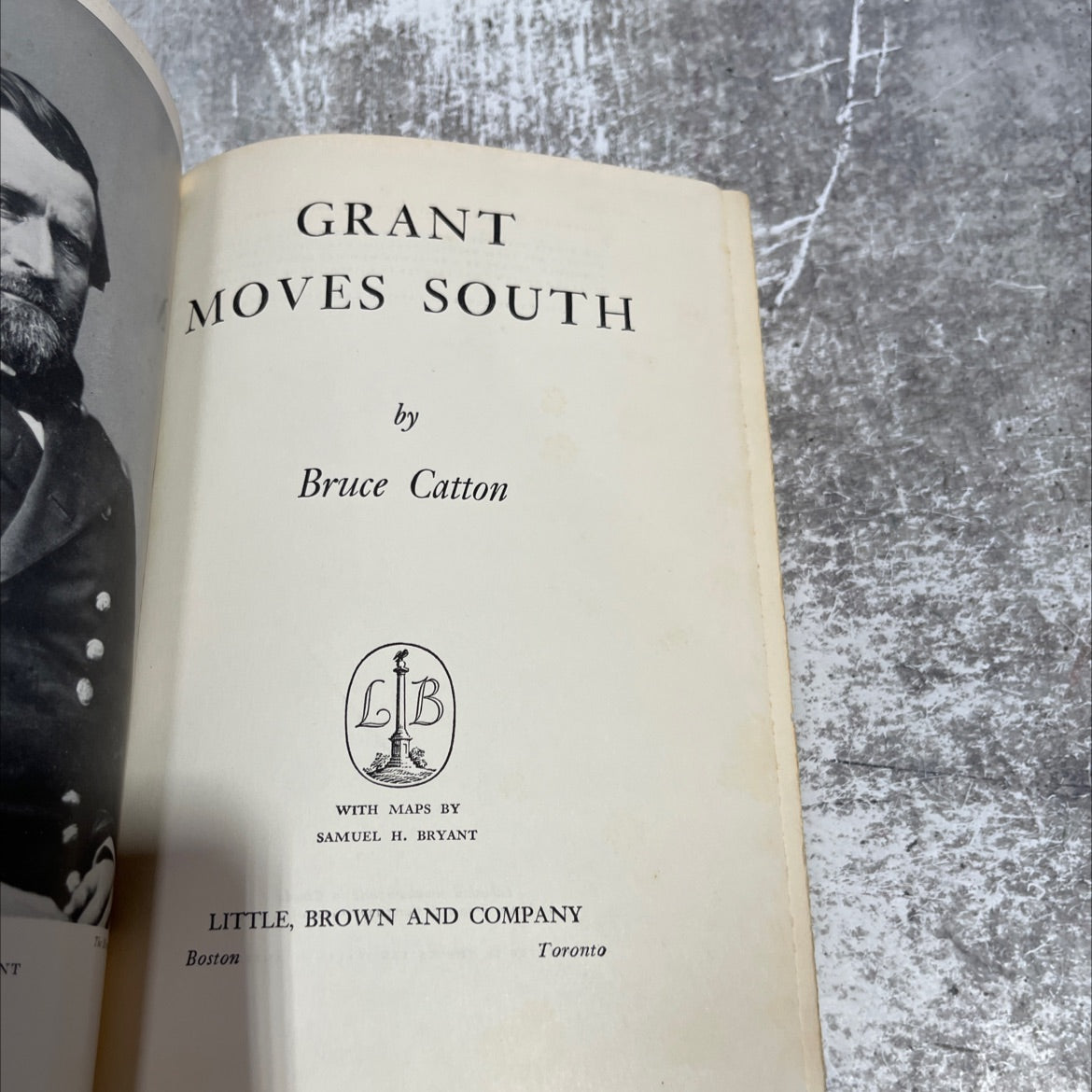 grant moves south book, by bruce catton, 1960 Hardcover image 2