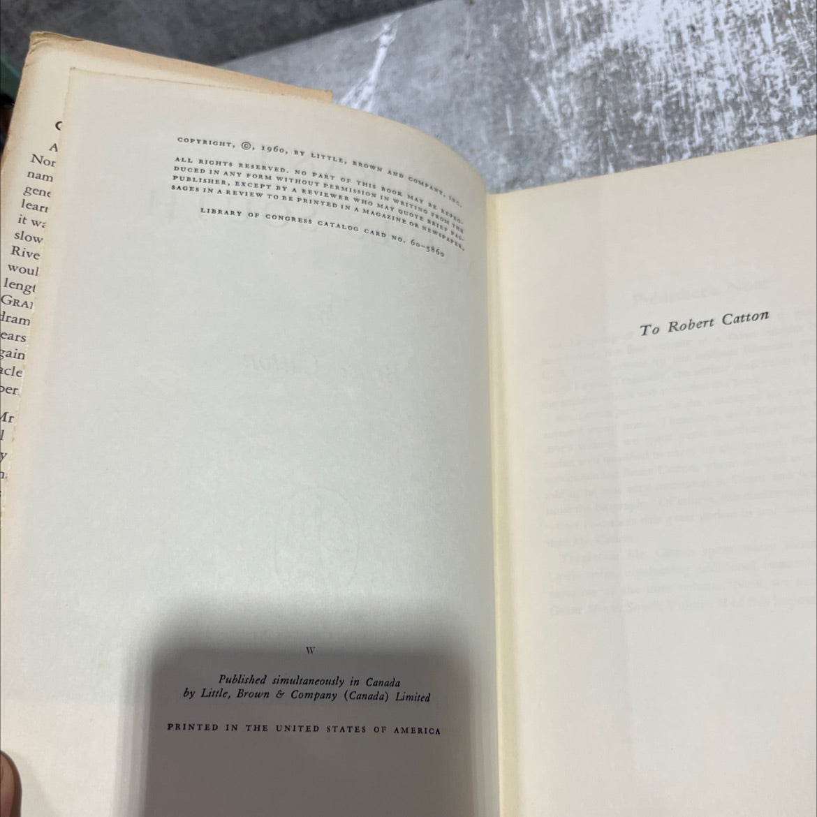 grant moves south book, by bruce catton, 1960 Hardcover image 3