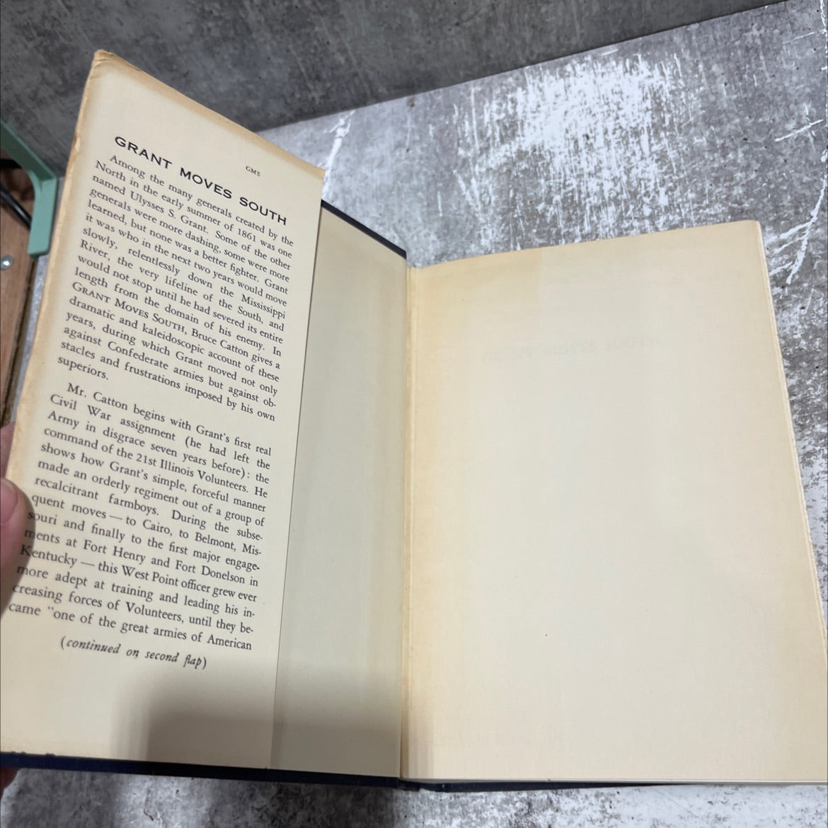 grant moves south book, by bruce catton, 1960 Hardcover image 4