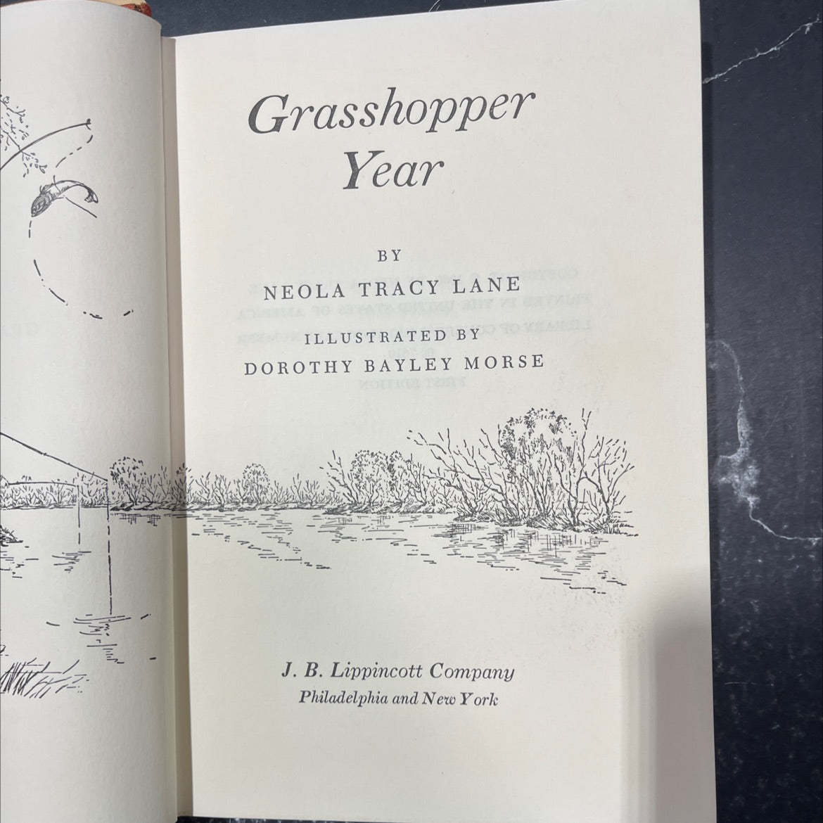 grasshopper year book, by neola tracy lane, 1960 Hardcover image 2