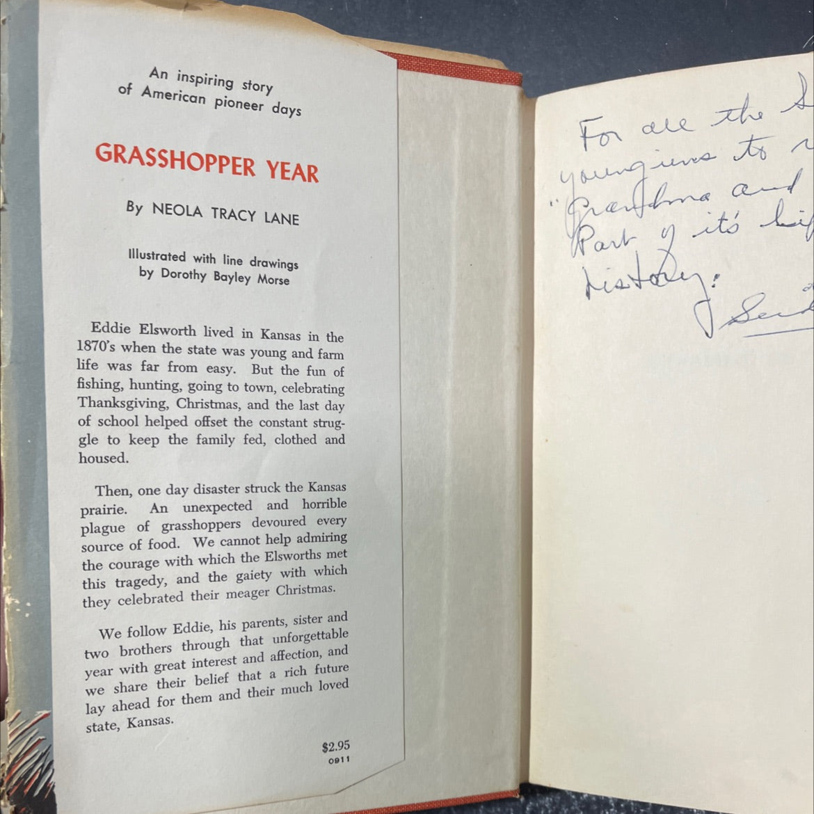 grasshopper year book, by neola tracy lane, 1960 Hardcover image 4