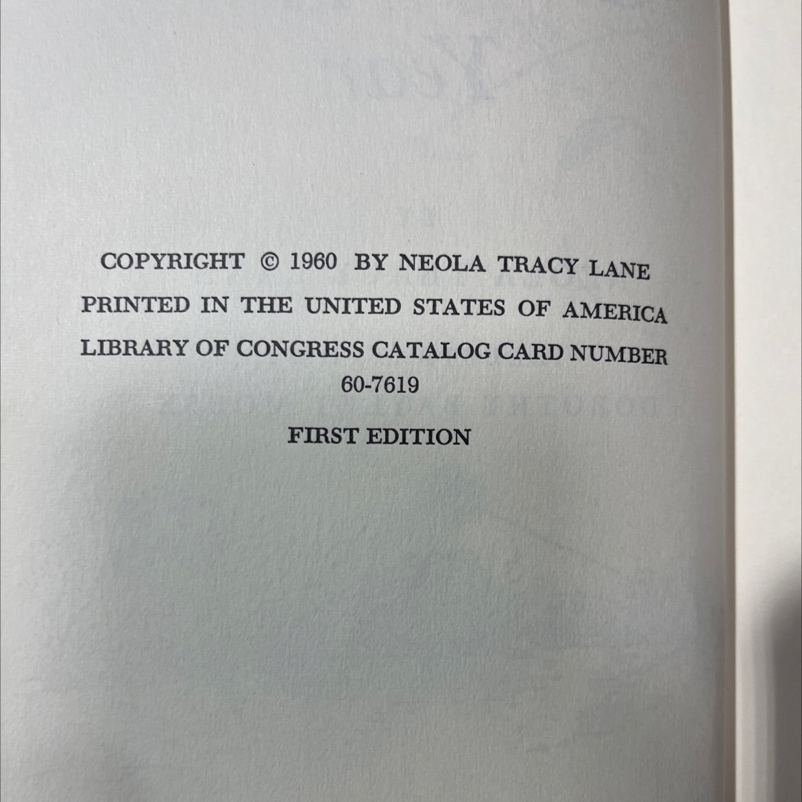 grasshopper year book, by neola tracy lane, 1960 Hardcover image 3