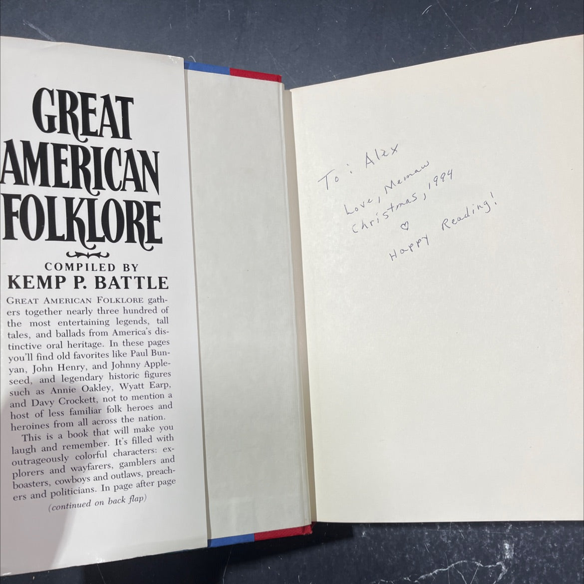 great american folklore legends, tales, ballads, and superstitions from all across america book, by kemp p. battle, image 4