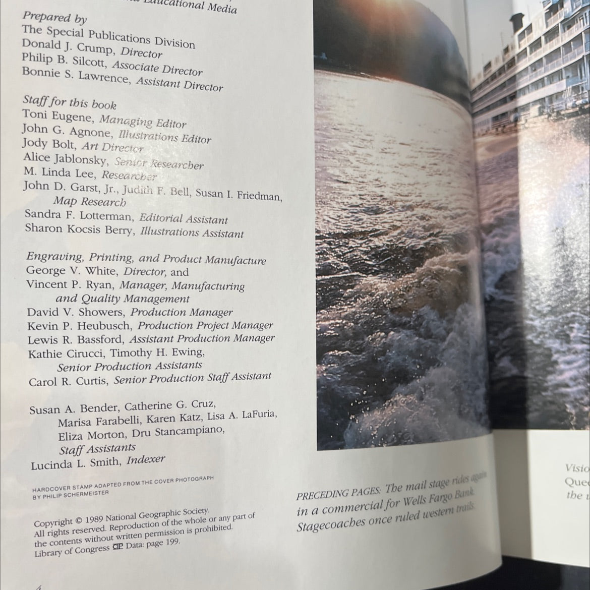 great american journeys book, by national geographic society, 1989 Hardcover image 3