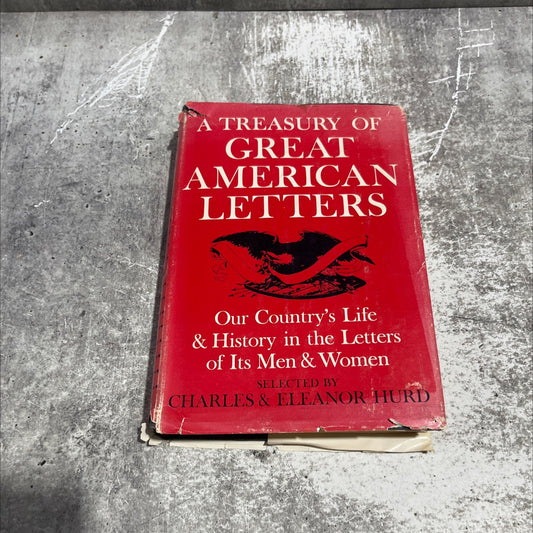 great american letters book, by charles and eleanor hurd, 1961 Hardcover image 1