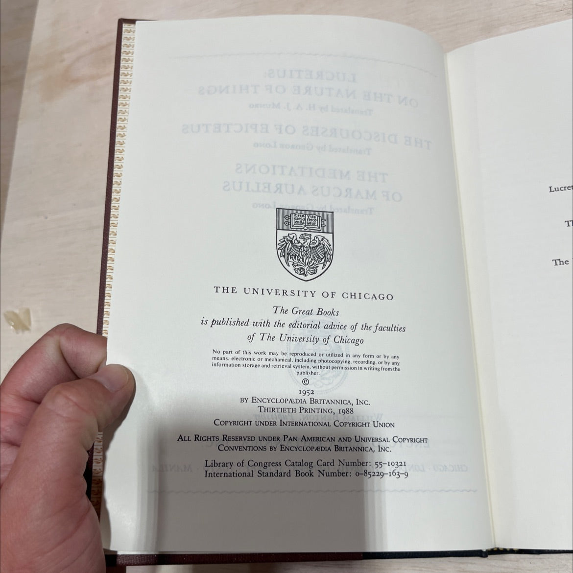 great books of the western world book, by robert maynard hutchins, 1988 Hardcover image 3
