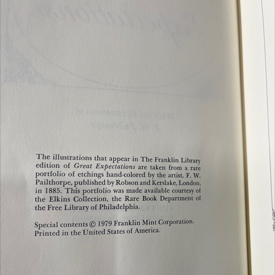 great expectations book, by charles dickens, 1979 Leather image 3