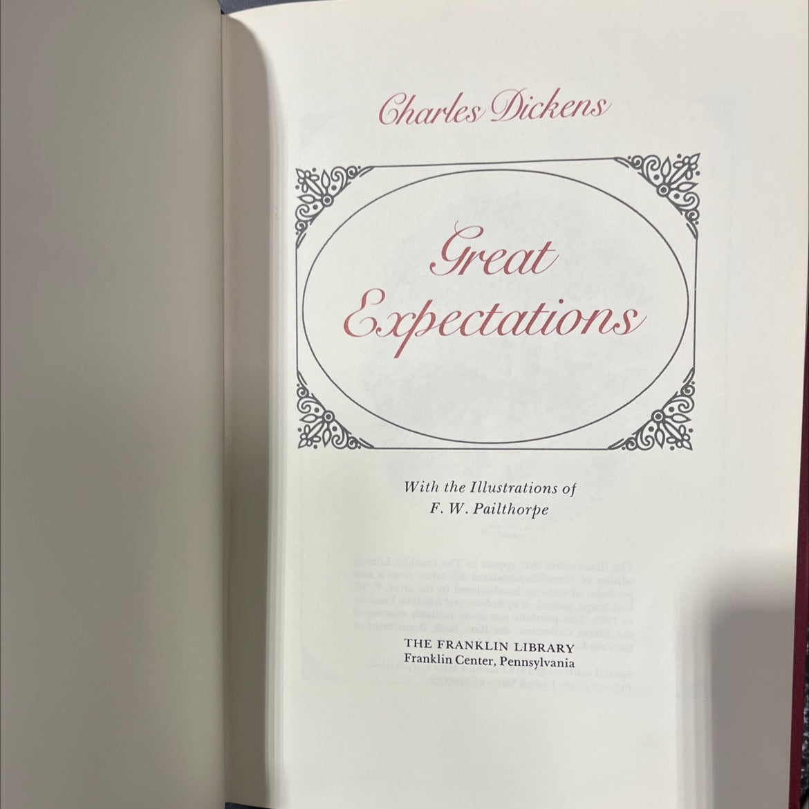 great expectations book, by charles dickens, 1979 Leather image 2