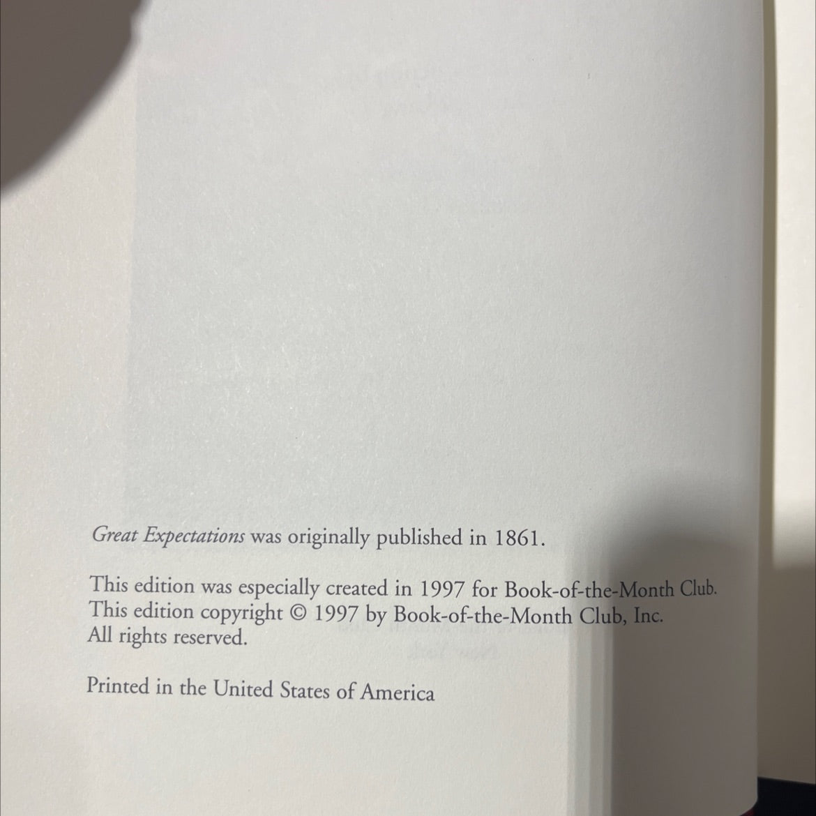 great expectations book, by charles dickens, 1997 Hardcover image 3